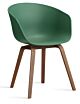 HAY About a Chair AAC22 stoel Walnoot onderstel-Teal Green
