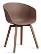 HAY About a Chair AAC22 stoel Walnoot onderstel-Soft Brick