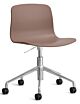 HAY About a Chair AAC50 gasveer bureaustoel - chrome onderstel-Soft Brick
