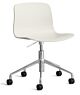 HAY About a Chair AAC50 gasveer bureaustoel - chrome onderstel-Melange Cream