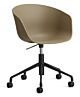 HAY About a Chair AAC52 gasveer bureaustoel - Zwart onderstel-Clay