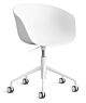 HAY About a Chair AAC52 gasveer bureaustoel - Wit onderstel-White