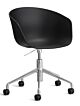 HAY About a Chair AAC52 gasveer bureaustoel - Chrome onderstel-Black