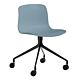 HAY About a Chair AAC14 zwart onderstel stoel- Dusty Blue