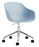 HAY AAC 252 bureaustoel-Chrome onderstel-Slate Blue