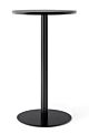 Audo Copenhagen Harbour Column Circular countertafel-∅ 60 cm-Zwart eiken zwart