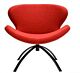 Bree's New World Peggy fauteuil-Stof/Rood