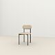 Studio HENK Oblique Chair bekleed zwart frame-Cube Natural 01