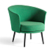 HAY Dorso lounge stoel gepoedercoat onderstel-Canvas 946
