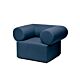 Puik Chester fauteuil-Donker blauw
