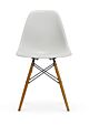 Vitra Eames DSW stoel met essenhout onderstel-Cotton white
