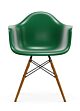 Vitra Eames DAW stoel met essenhout onderstel-Emerald
