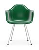 Vitra Eames DAX stoel met wit onderstel-Emerald