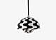 &amp;tradition Flowerpot VP10 hanglamp-Black &amp; White Pattern