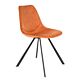 Dutchbone Franky Velvet stoel-Oranje