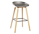 HAY About a Stool AAS32 barkruk-Zithoogte 65 cm-Eiken-coral