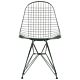 Vitra Eames Wire Chair DKR stoel-Donkergroen