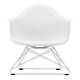 Vitra Eames LAR loungestoel met wit onderstel-Wit