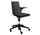 Kartell Spoon Chair bureaustoel-Zwart