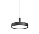 Louis Poulsen Slim Round Suspended hanglamp-Zwart-∅ 25 cm