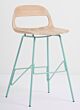 Gazzda Leina Bar Chair barkruk-Mat licht groen-93 cm