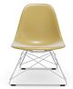 Vitra Eames LSR Fiberglass loungestoel met wit onderstel-Ochre Light