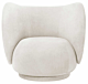 Ferm Living Rico fauteuil stof Brushed-Off-white