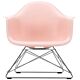 Vitra Eames LAR loungestoel met verchroomd onderstel-Pale rose