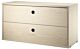 String Chest with Drawers ladekast-78x30x42 cm-Ash