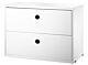 String Chest with Drawers ladekast-58x30x42 cm-White