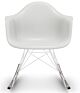 Vitra Eames RAR schommelstoel met wit onderstel-Wit-Esdoorn donker