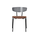 Ferm Living Herman Stof stoel-Fiord Grey/1350 Rust