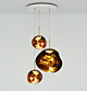 Tom Dixon Melt Trio LED hanglamp-Goud