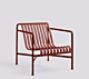 HAY Palissade Lounge Chair Low stoel-Iron Red