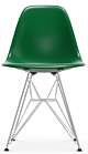 Vitra Eames DSR stoel met verchroomd onderstel-Emerald Green RE