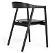 Gazzda Muna Oak Lacquered black Chair stoel-Zwart gelakt OUTLET