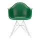 Vitra Eames DAR stoel met wit gepoedercoat onderstel-Emerald