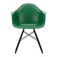 Vitra Eames DAW stoel met donker esdoorn onderstel-Emerald
