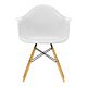 Vitra Eames DAW stoel met esdoorn goud onderstel-Cotton white