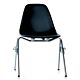Vitra Eames DSS stapelbare stoel- Deep Black RE