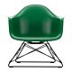 Vitra Eames LAR loungestoel met zwart onderstel-Emerald