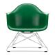 Vitra Eames LAR loungestoel met wit onderstel-Emerald