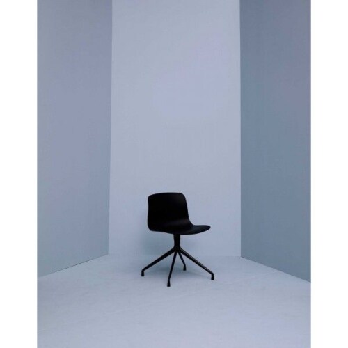 HAY About a Chair AAC10 zwart onderstel stoel- Dusty Blue