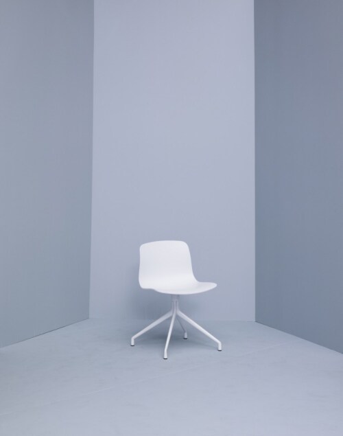 HAY About a Chair AAC10 wit onderstel stoel-Melange Cream