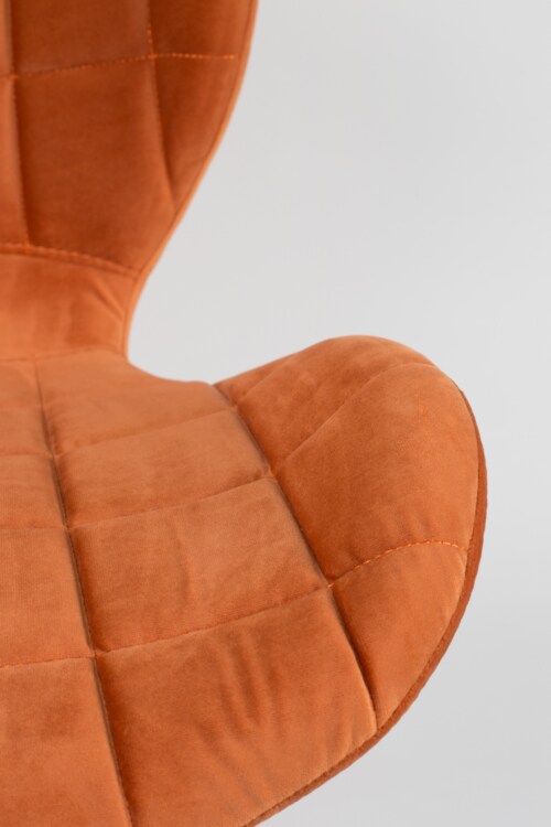 Zuiver OMG Velvet stoel-Oranje