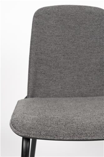 Zuiver Clip stoel-Black/ Grey