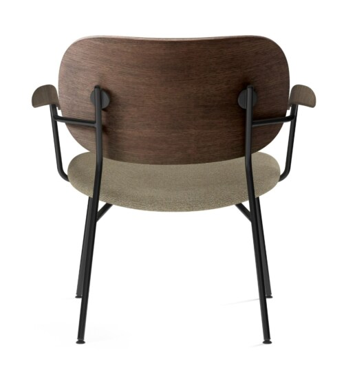 Audo Copenhagen Co lounge fauteuil - Dark Stained Oak - gestoffeerde zitting-Moss 019