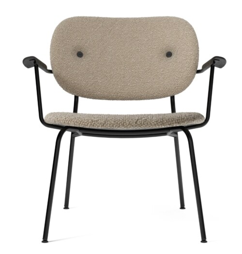 Audo Copenhagen Co gestoffeerde lounge fauteuil - Black Oak-Lupo