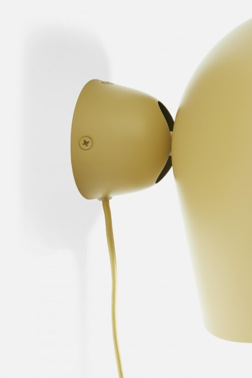 WOUD Kuppi wandlamp-Mustard