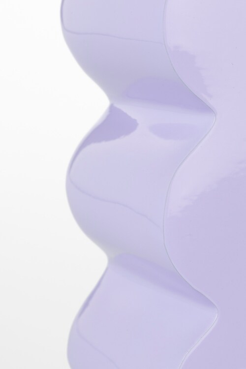 Zuiver Curves Shiny kruk-Lilac
